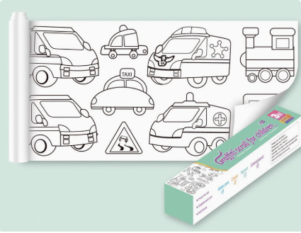 ColoringPaper™ - Da rienda suelta a tu creatividad - Hoja para colorear gigante