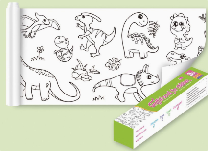 ColoringPaper™ - Da rienda suelta a tu creatividad - Hoja para colorear gigante