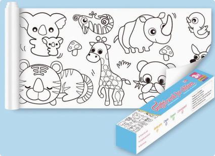 ColoringPaper™ - Da rienda suelta a tu creatividad - Hoja para colorear gigante