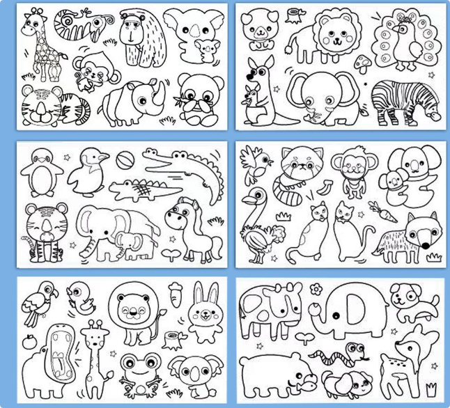 ColoringPaper™ - Da rienda suelta a tu creatividad - Hoja para colorear gigante