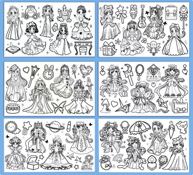 ColoringPaper™ - Da rienda suelta a tu creatividad - Hoja para colorear gigante