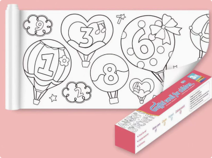ColoringPaper™ - Da rienda suelta a tu creatividad - Hoja para colorear gigante