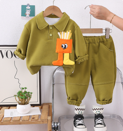 Mini Fashion™ - Cute Fries - Conjunto de dos piezas papas fritas
