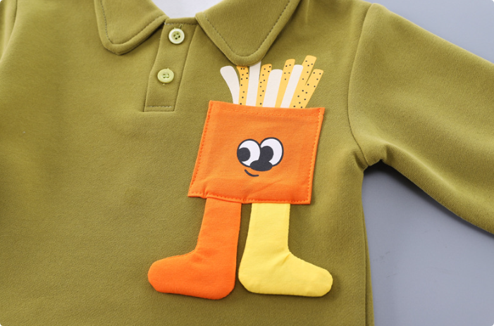 Mini Fashion™ - Cute Fries - Conjunto de dos piezas papas fritas