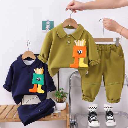 Mini Fashion™ - Cute Fries - Conjunto de dos piezas papas fritas