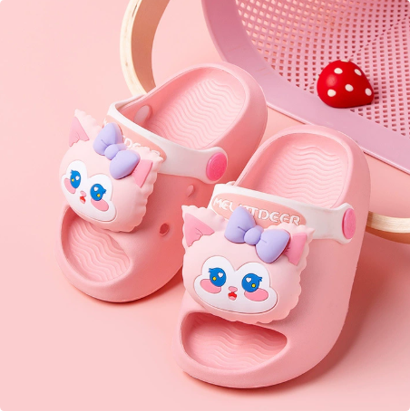 Mini Fashion – Alegre y seguro – Chanclas de playa de lunares