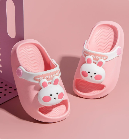 Mini Fashion – Alegre y seguro – Chanclas de playa de lunares