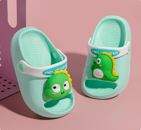 Mini Fashion – Alegre y seguro – Chanclas de playa de lunares