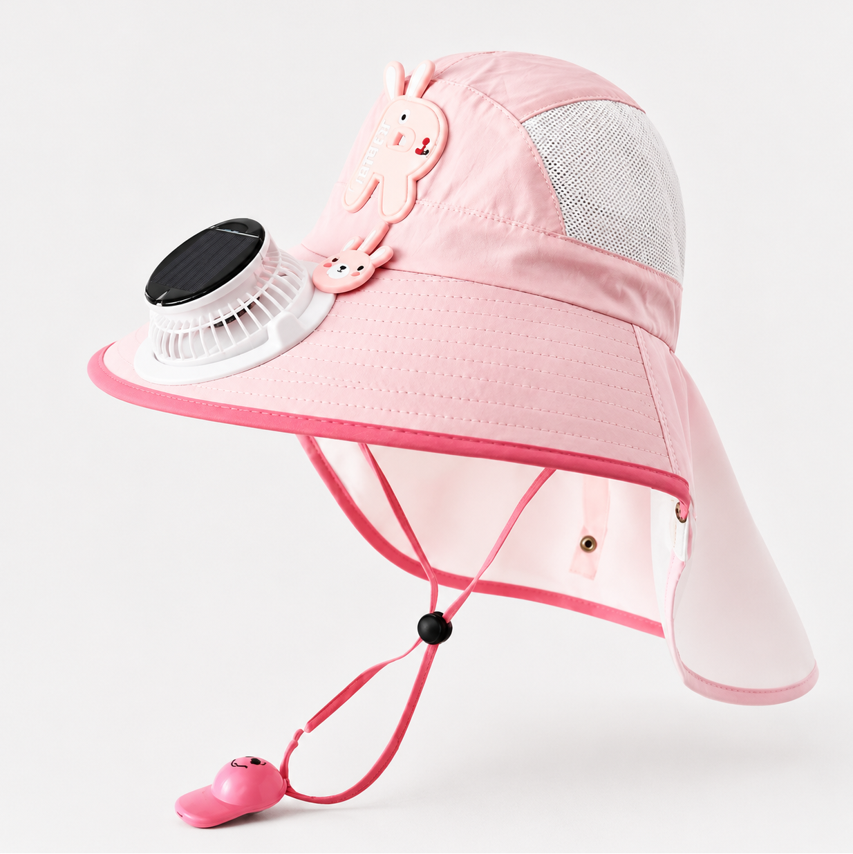 HappyShade – Protección solar y refrigeración – Sombrero de verano para niños con ventilador