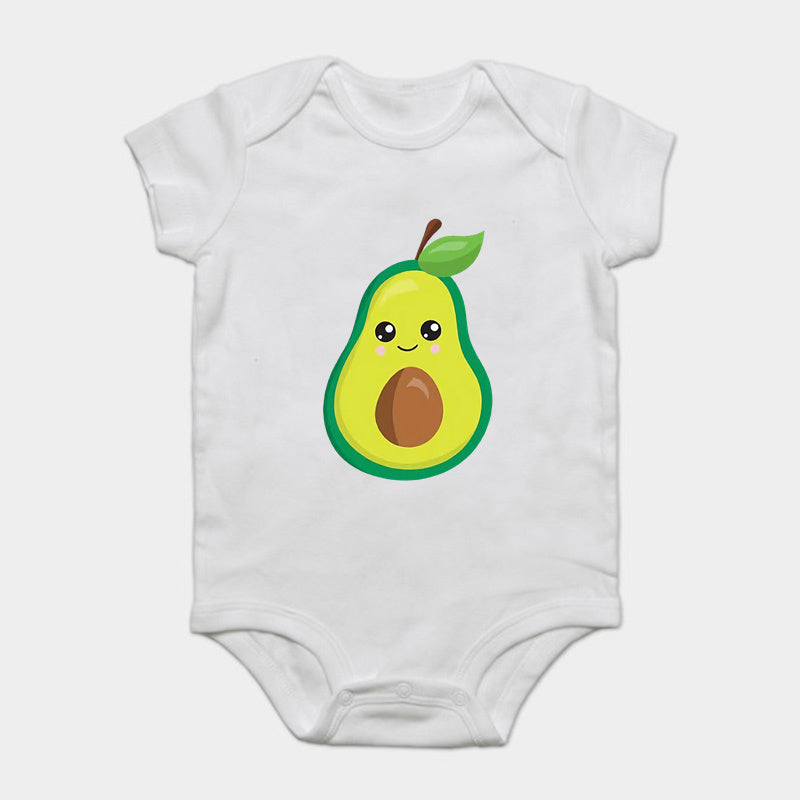 Mini Fashion™ - En familia - Camiseta aguacate blanca