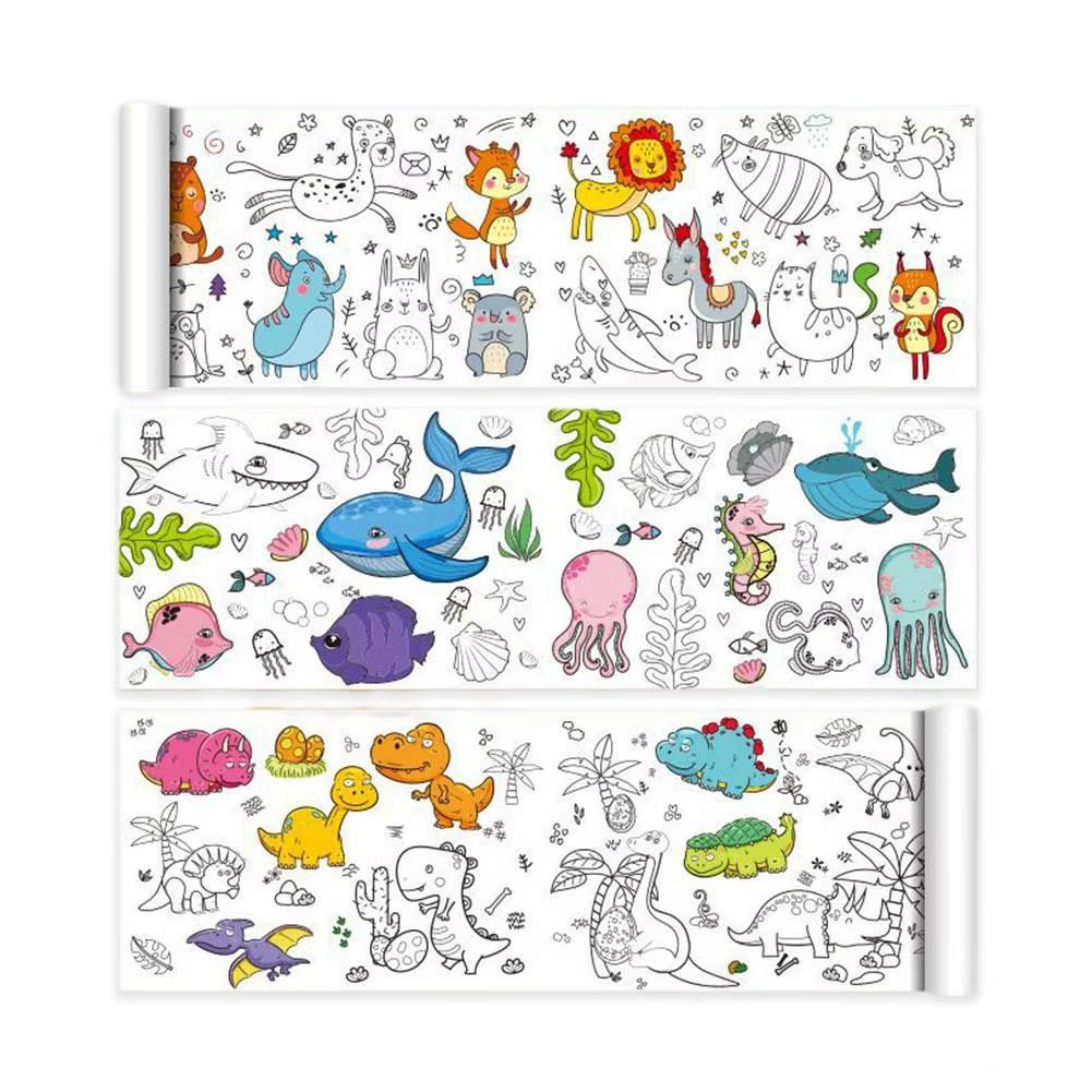 ColoringPaper™ - Da rienda suelta a tu creatividad - Hoja para colorear gigante