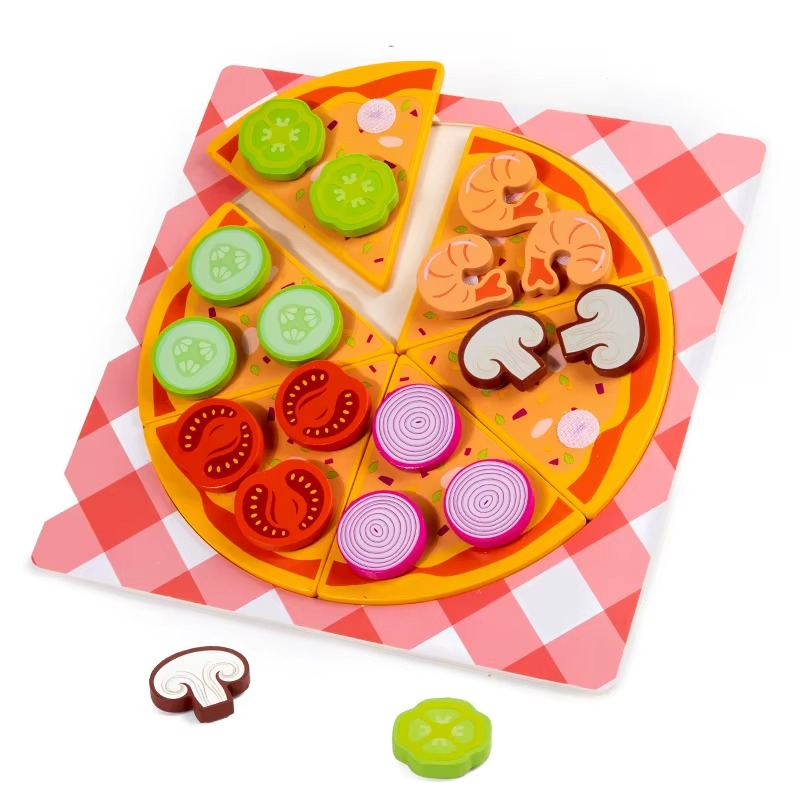 Woods™ - Estimular la creatividad y la motricidad - Juego de pizza y galletas para niños
