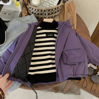 Thumbnail for LiloWear – A prueba de viento y repelente al agua: chaqueta cortavientos con capucha para niños