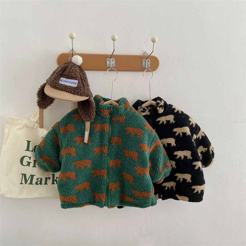 Mini Fashion™  – Extra suave y cálido: chaleco polar con ositos