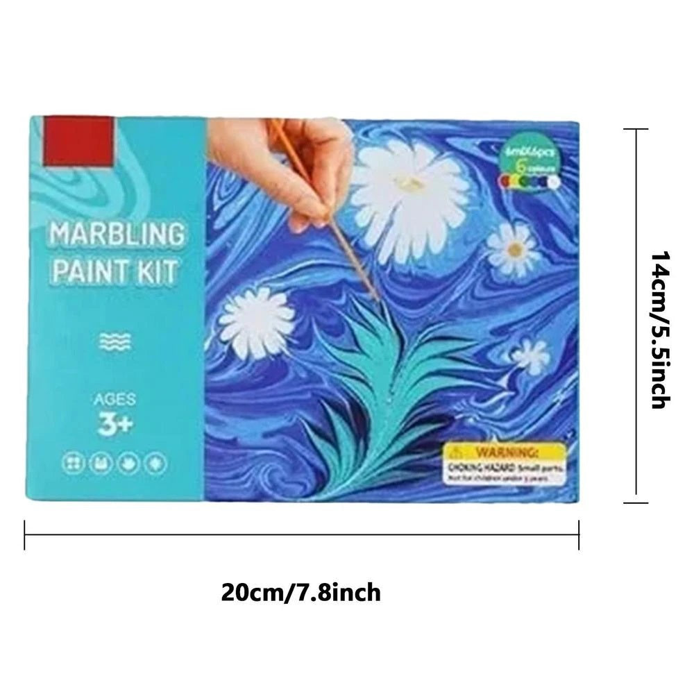 Water Marbling Paint Set™ - colourful water-based artwork | Paint pack