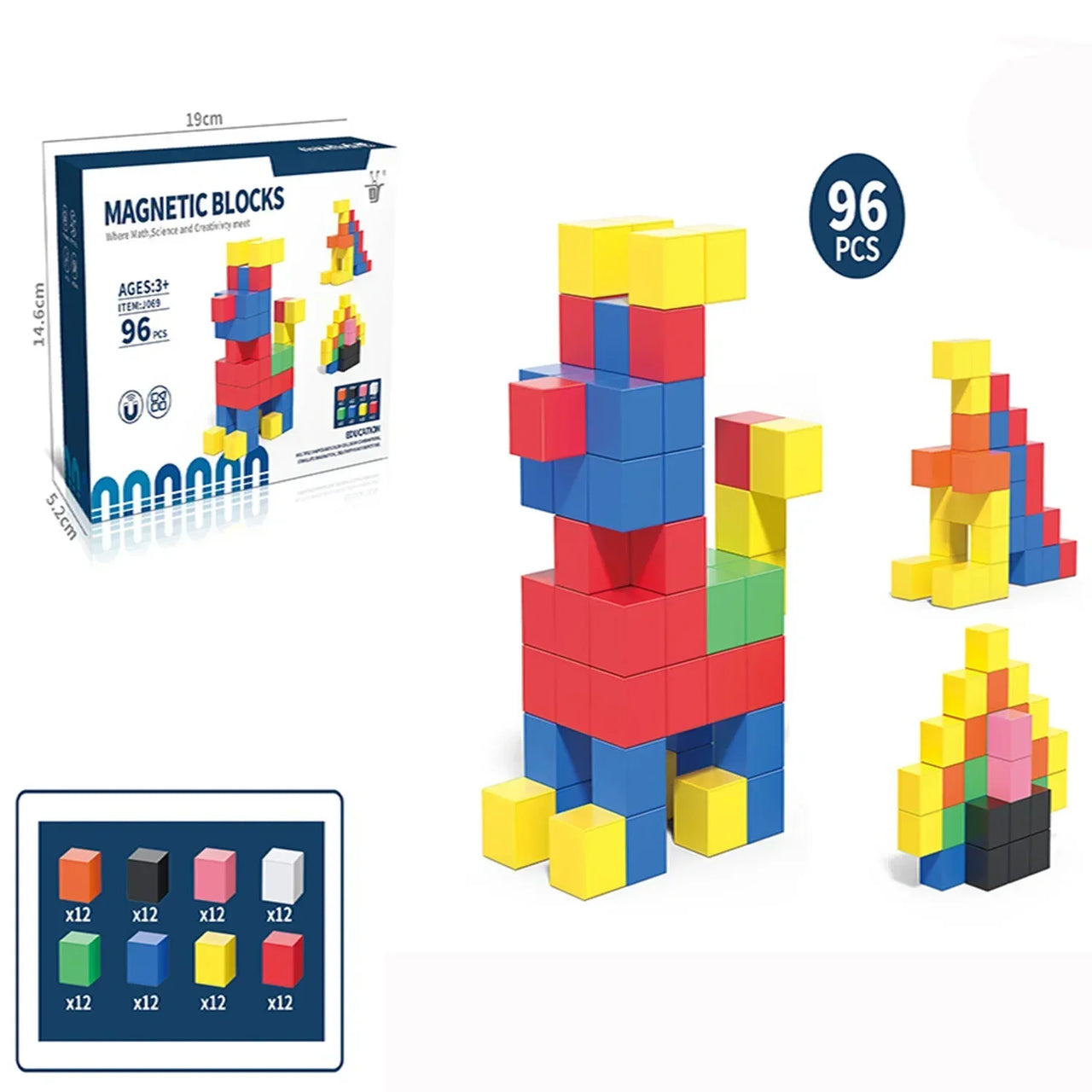 Magnet Toys – Aprender y construir: bloques magnéticos