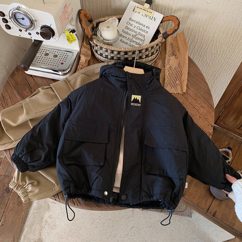 LiloWear – A prueba de viento y repelente al agua: chaqueta cortavientos con capucha para niños