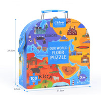 Thumbnail for GeoMap – Educativo y divertido: rompecabezas de suelo con mapa del mundo