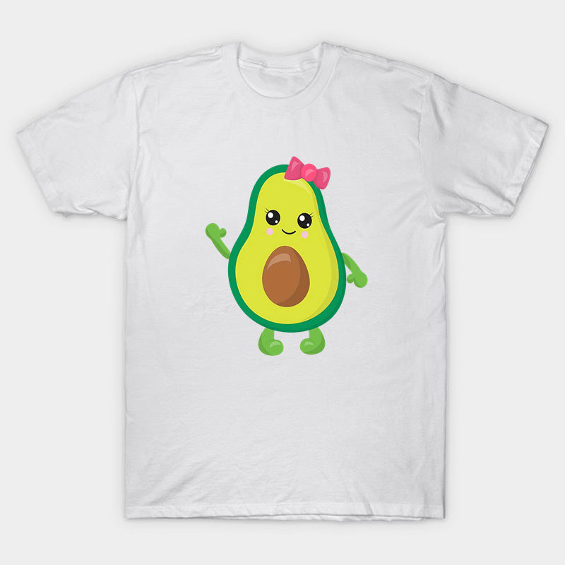 Mini Fashion™ - En familia - Camiseta aguacate blanca