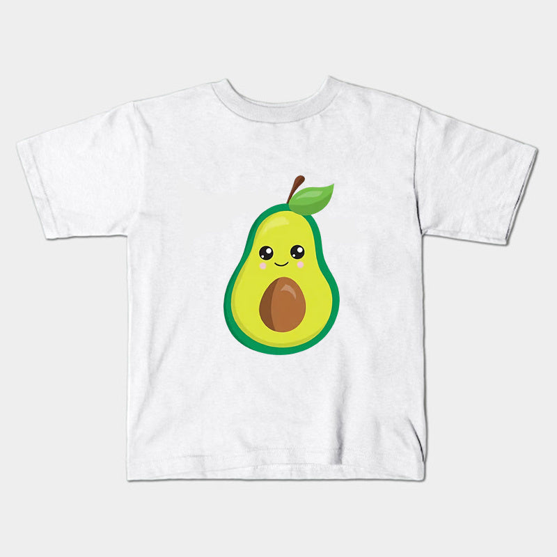 Mini Fashion™ - En familia - Camiseta aguacate blanca