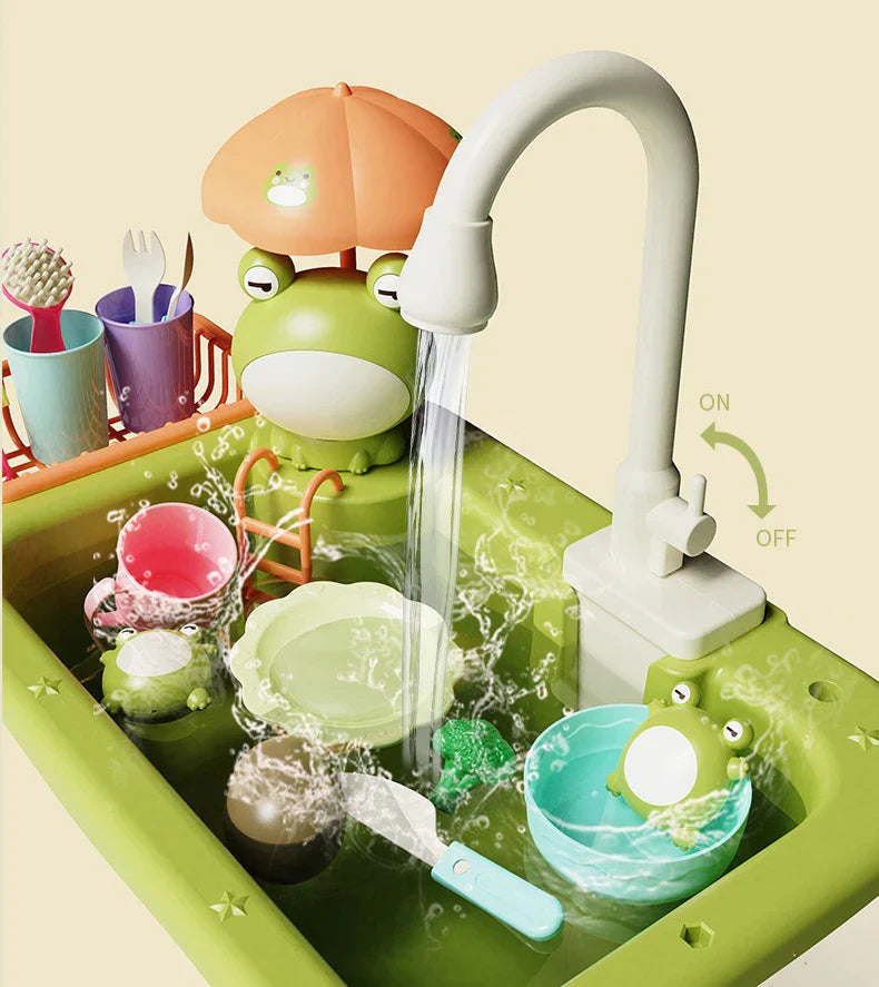 Children Kitchen – Diversión y aprendizaje en el agua – Fregadero 2 en 1