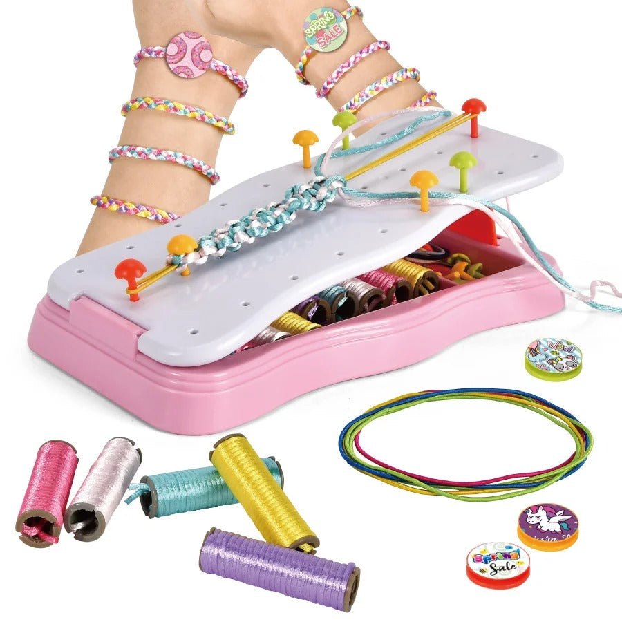 Craft Kids – Creatividad y aprendizaje: juego de pulseras de punto para niños