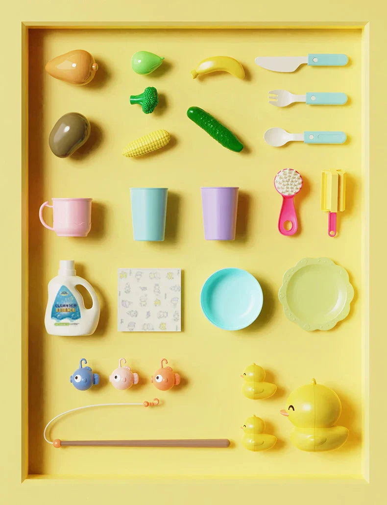 Children Kitchen – Diversión y aprendizaje en el agua – Fregadero 2 en 1