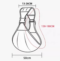 Thumbnail for Baby Sling Carrier™ - Correa extra ancha - Portabebés ergonómico para la cadera