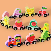 Thumbnail for Tiny Express™ – Colorear y moldear - Trenes de juguete de madera