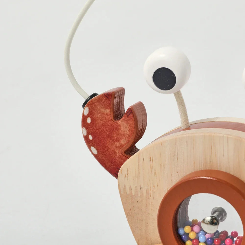 Crab Pull Toy™ – Jugar y aprender – Cangrejo Houten