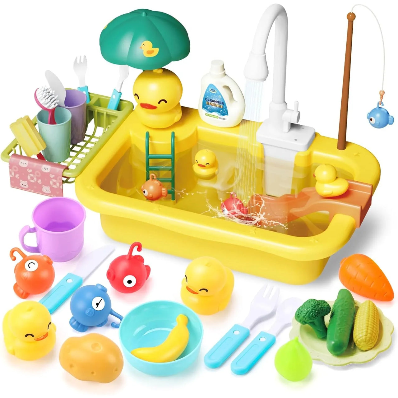 Children Kitchen – Diversión y aprendizaje en el agua – Fregadero 2 en 1