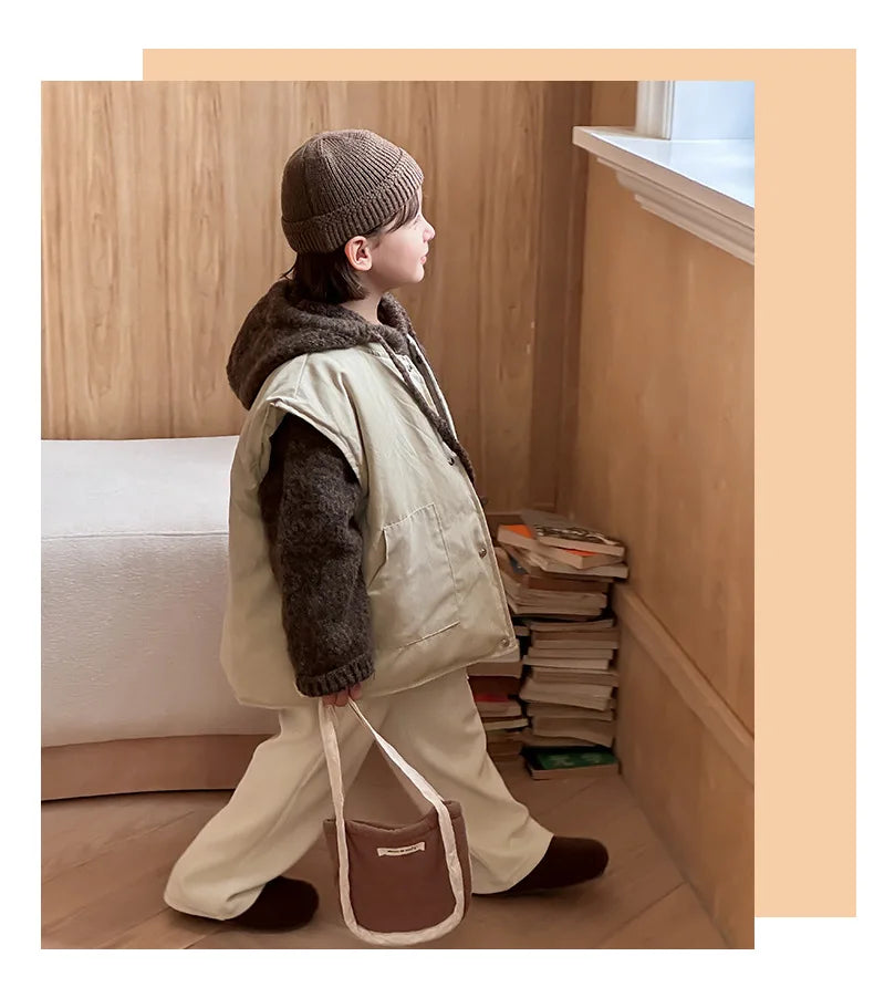 FleeceWear – Cómodo y moderno: chaleco sin mangas