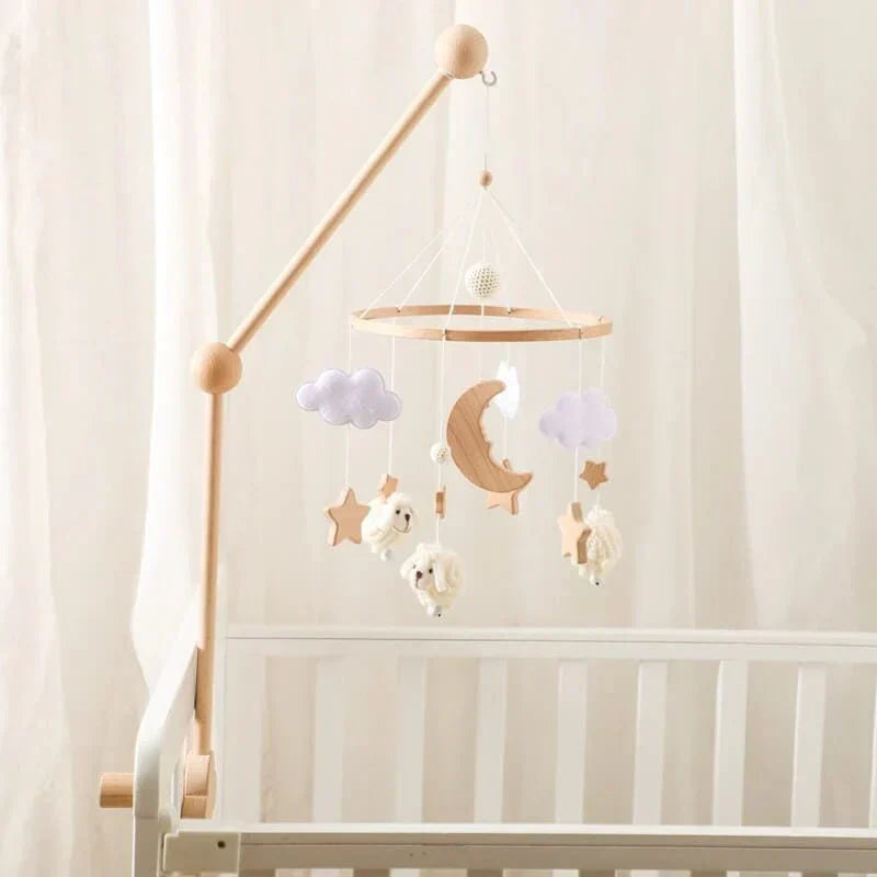 LittleNest – Tranquilidad natural – Móvil de madera para bebés