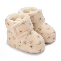 Thumbnail for TinyBoots – Acogedoras y cómodas: zapatitos de felpa para bebés para el invierno