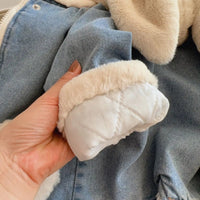Thumbnail for Girls Bunny Denim Coat – Calidez y comodidad – Chaqueta infantil