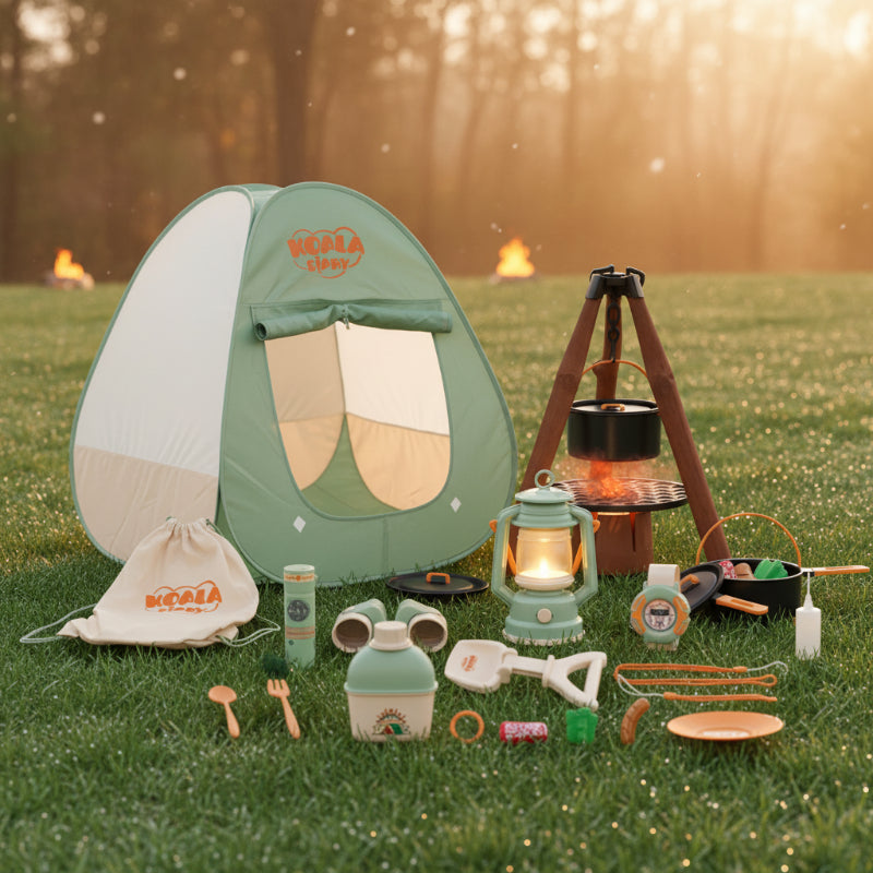 Kids Camping Adventure – Aventurero e interactivo – Set de acampada