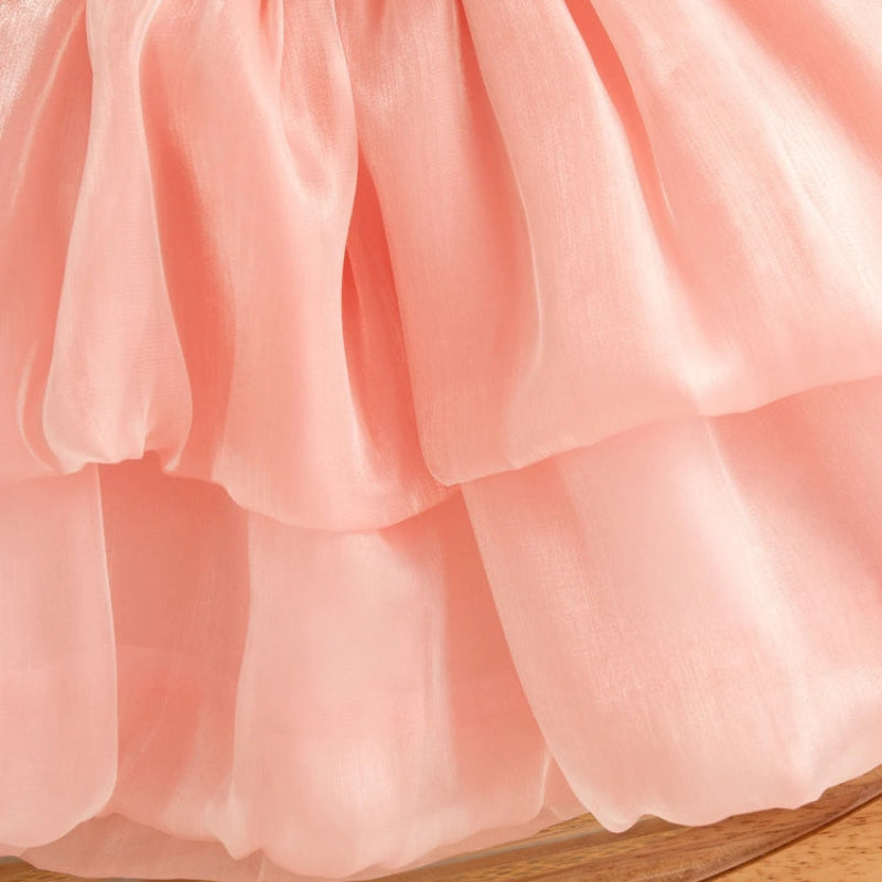 Tulip Mesh Dress – Elegancia y comodidad – Vestido infantil