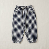 Thumbnail for Plaid Cotton Pants – Ligeros y transpirables: pantalones informales de estilo globo/harem