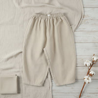 Thumbnail for Plaid Cotton Pants – Ligeros y transpirables: pantalones informales de estilo globo/harem