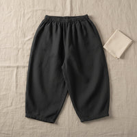 Thumbnail for Plaid Cotton Pants – Ligeros y transpirables: pantalones informales de estilo globo/harem