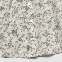 Thumbnail for Vine Print Blouse – Ligera y adorable: blusa infantil con mangas abullonadas