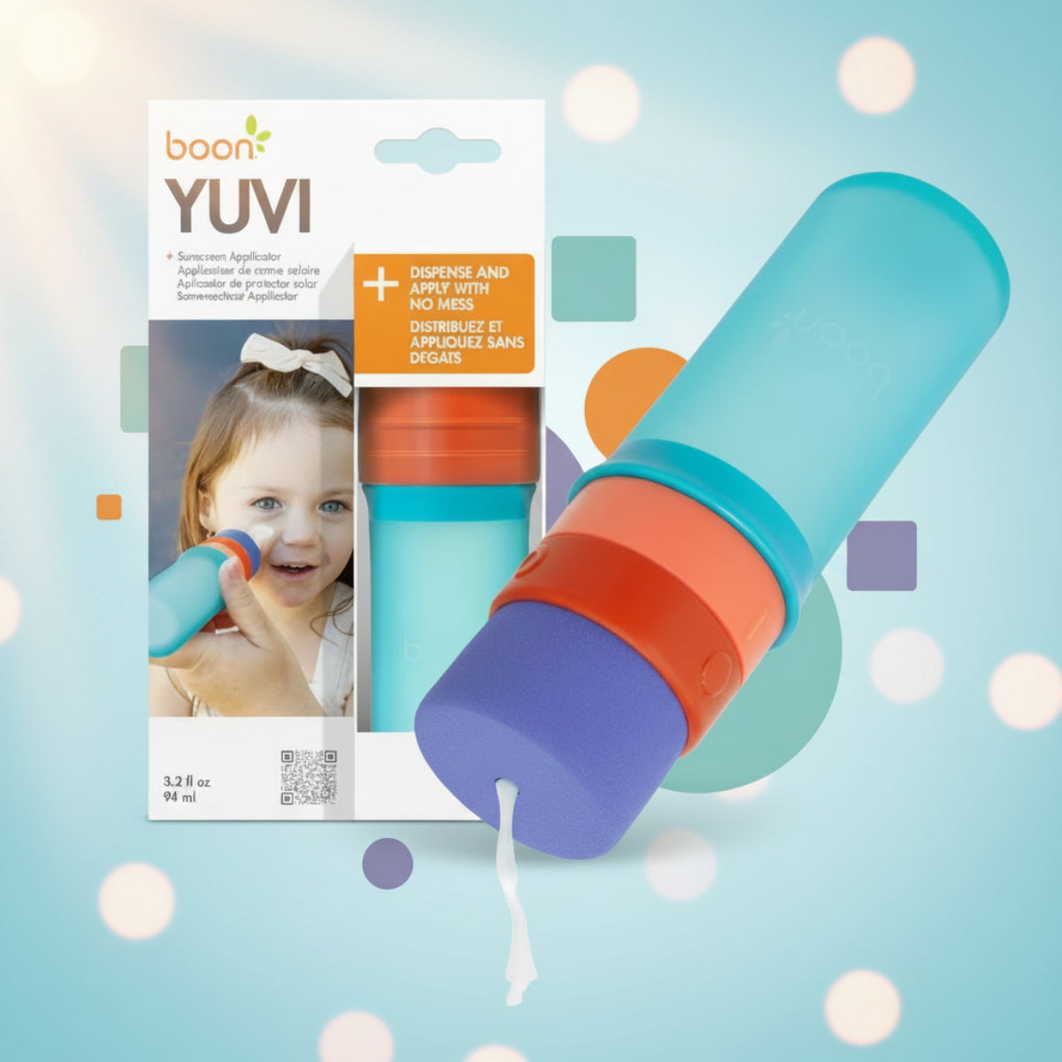 SunnyKids – Apto para niños y seguro – Aplicador de crema solar recargable