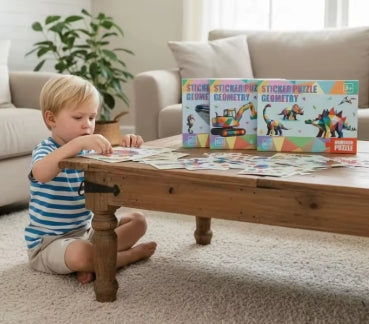 3D Sticker Puzzle – Creativo y educativo: rompecabezas geométrico en 3D