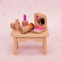 Thumbnail for Wooden Makeup Play Set – Creatividad y juegos de rol – Set de maquillaje de madera