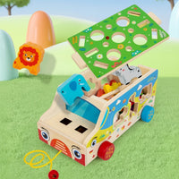 Thumbnail for Montessori Animal Matching Toy – Educativo e interactivo: cochecito con rompecabezas