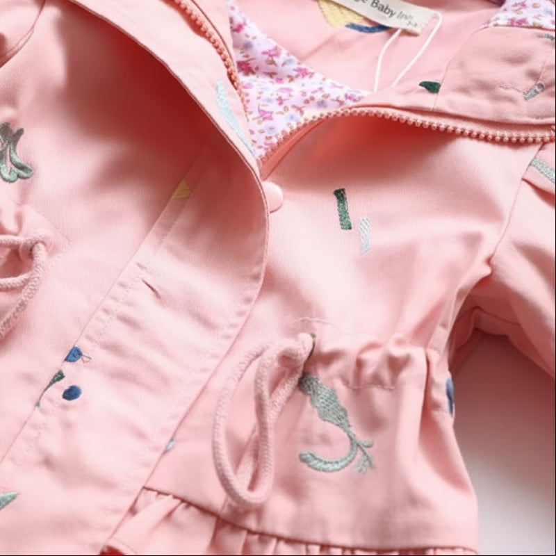 Girls Windbreaker Jacket – Ligera y elegante – Chaqueta infantil
