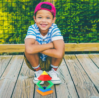 Thumbnail for Pyramid Stacking Blocks – Motricidad y creatividad – Juego de bloques apilables