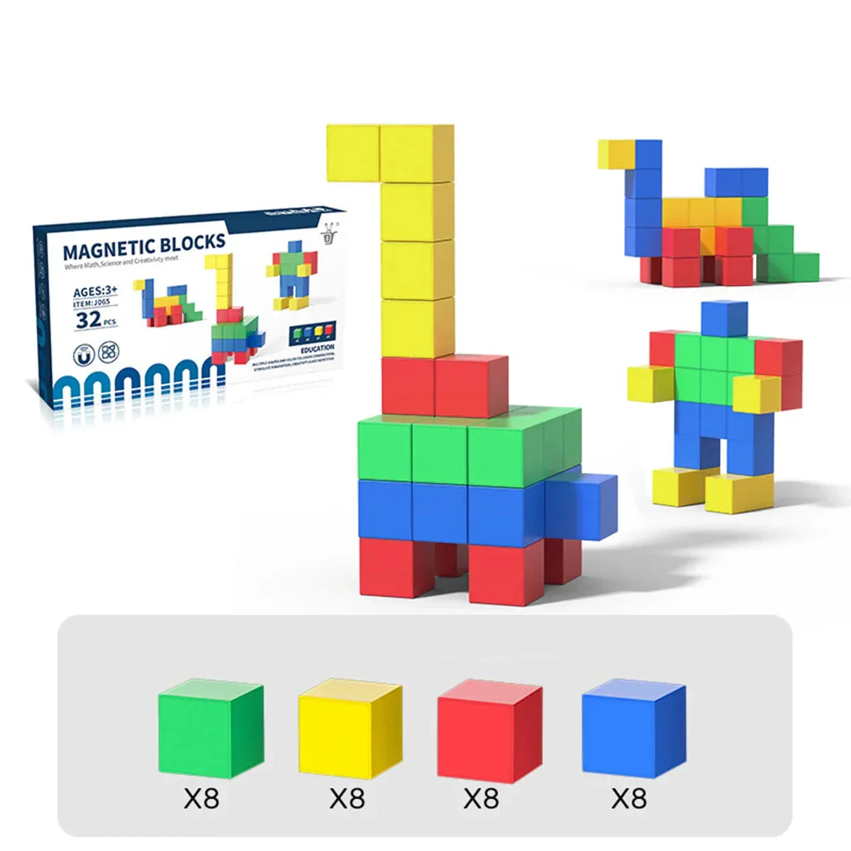 Magnet Toys – Aprender y construir: bloques magnéticos
