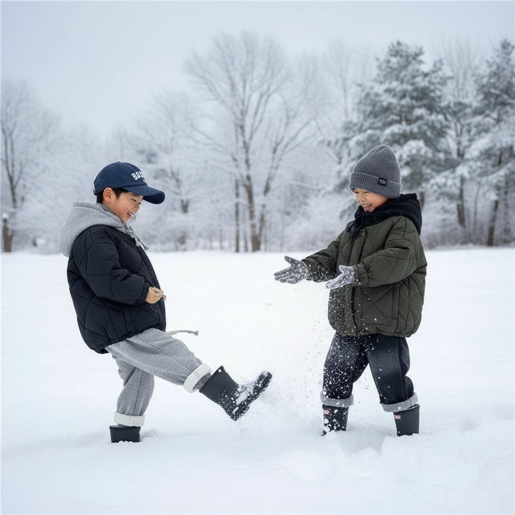 CozyShield – Cálida y resistente: chaqueta acolchada con capucha