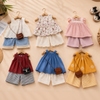 Sleeveless Tops & Pants – Suave y elegante: conjunto de ropa de verano para niños